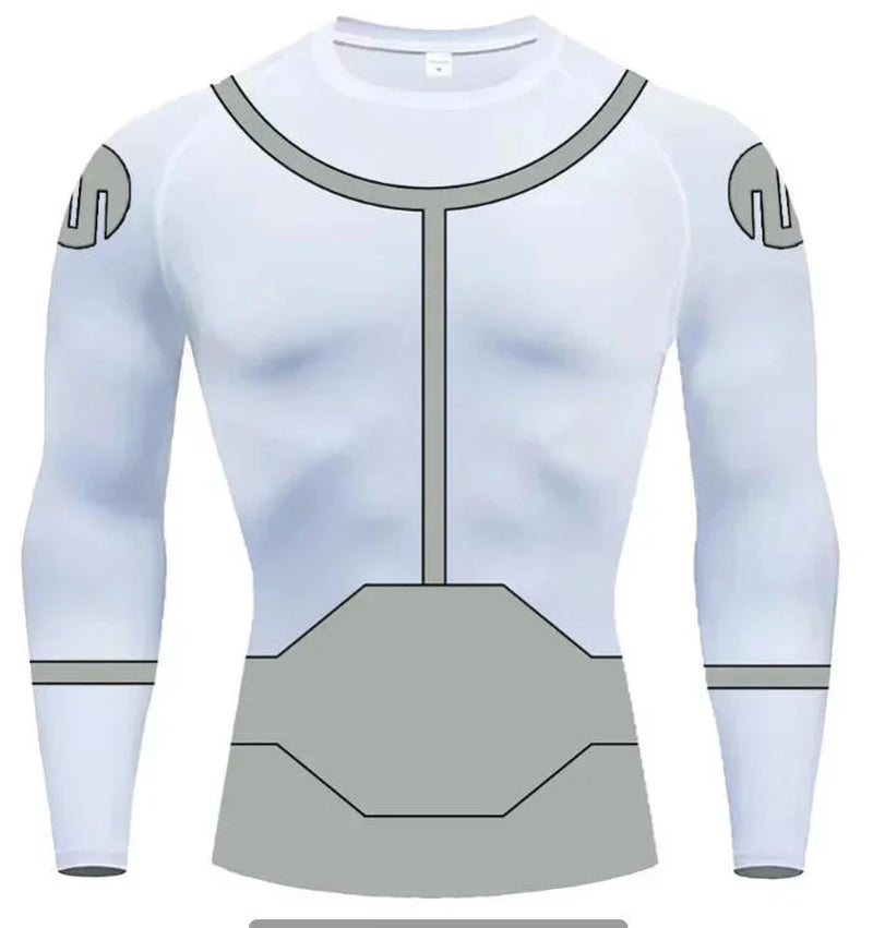 Invincible Cosplay Rash Guard Diving T Shirt BJJ Rashguard Long Short Sleeve Clothing Men Women Viltrumite Gym Shirt Costume